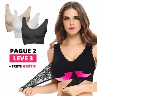 Com seu design sem fios ou costuras, Sutiã  Push-Up® Bela Arte, envolve perfeitamente seus seios, apoiando-os e adaptando-se às curvas de seu corpo. 😍IMPERDÍVEL essa Promoção: 3 Pcs Por apenas R$ 197,90 - Look produto certo