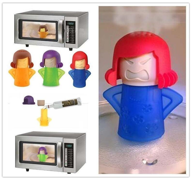 Angry Mama Microondas Limpa facilmente a vapor forno de microondas para a cozinha - Look produto certo