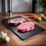 Bandeja para descongelar rápido os alimentos congelados - Look produto certo