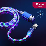 Cabo Magnético Light LED Micro USB, Tipo-c e IOS para iPhone - Look produto certo