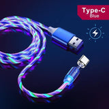 Cabo Magnético Light LED Micro USB, Tipo-c e IOS para iPhone - Look produto certo