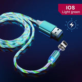 Cabo Magnético Light LED Micro USB, Tipo-c e IOS para iPhone - Look produto certo