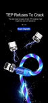 Cabo Magnético Light LED Micro USB, Tipo-c e IOS para iPhone - Look produto certo