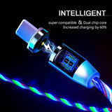 Cabo Magnético Light LED Micro USB, Tipo-c e IOS para iPhone - Look produto certo