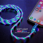 Cabo Magnético Light LED Micro USB, Tipo-c e IOS para iPhone - Look produto certo