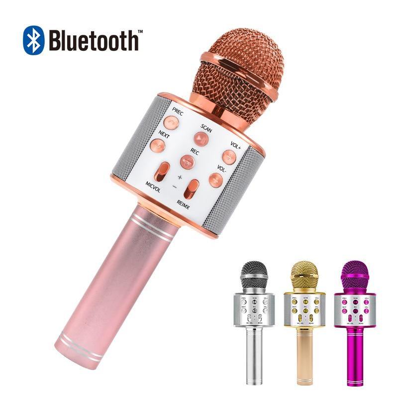 Com Microfone karaokê Bluetooth SPEAKER a diversão está Garantida - Look produto certo