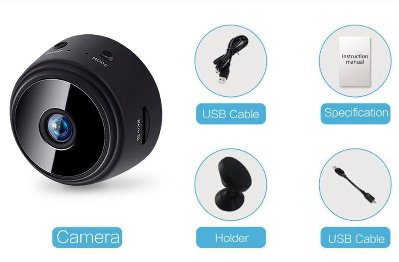 GRAVE O QUE QUISER E VEJA AO VIVO PELO CELULAR COM A MINI CÂMARA PRÓ - Look produto certo
