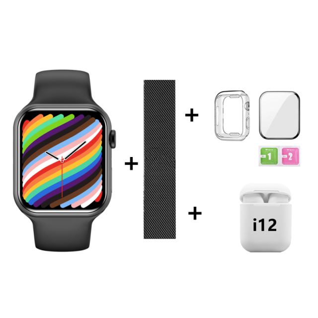 SMARTWATCH IWO 14 PRO MAX SÉRIE 7 + 4 BRINDES E FRETE GRÁTIS SÓ HOJE