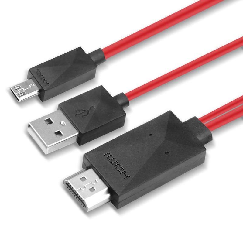 Cabo Micro USB 2.0 HDMI 1080P HD TV - Look produto certo