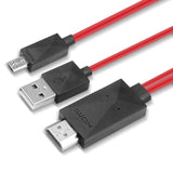Cabo Micro USB 2.0 HDMI 1080P HD TV - Look produto certo