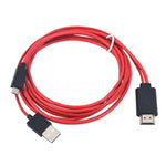 Cabo Micro USB 2.0 HDMI 1080P HD TV - Look produto certo